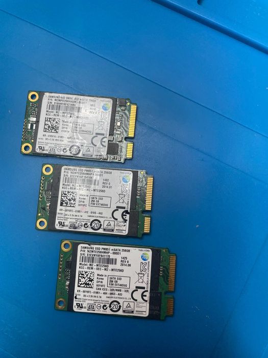 SSD MSATA 256 gb Samsung PM851, garantie 6 luni