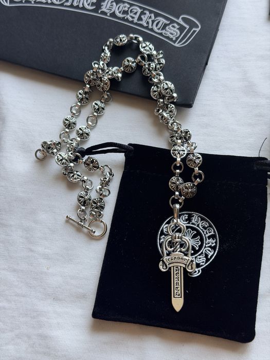 Bratara si lant chrome hearts