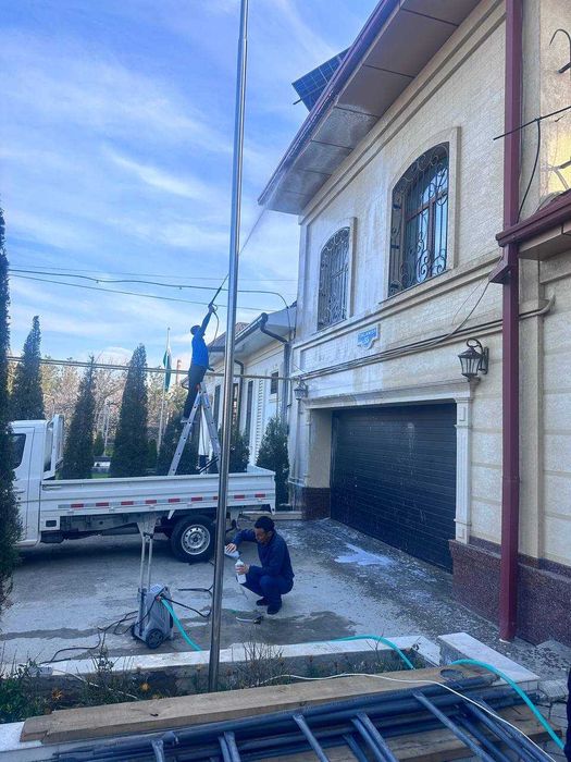 Чистка брусчатки. Мойка фасадов. Уборка. Химчистка мебели.