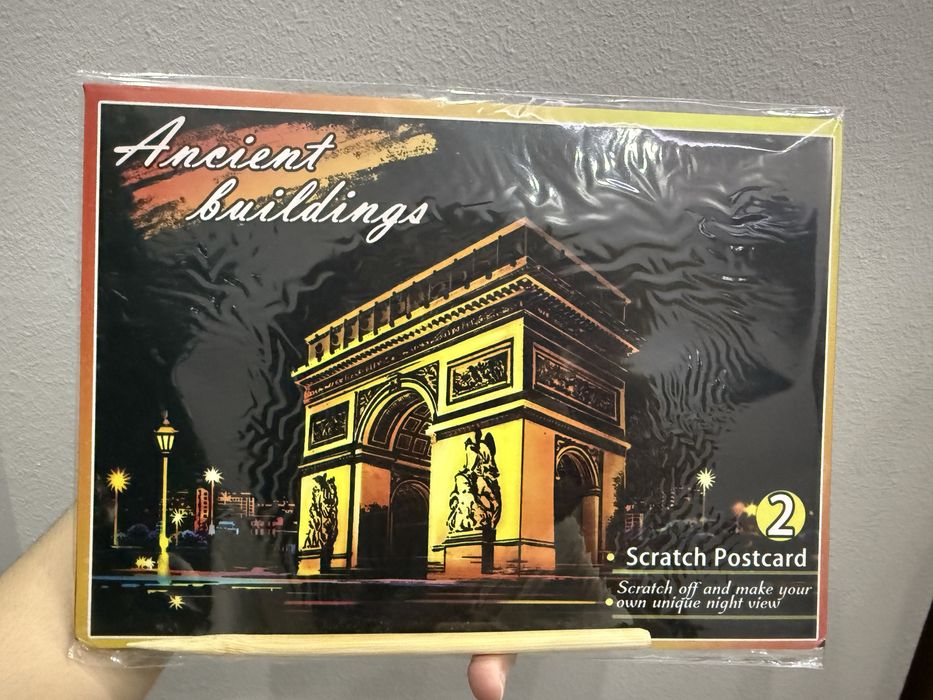 Скретч арт в подарок (4шт)