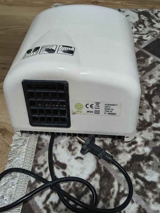 Uscător mâini profesional IPC Ventos 1650W – nou, nefolosit