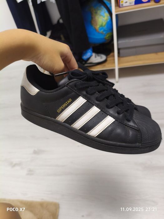 черные суперстары 36,5 сайз легит