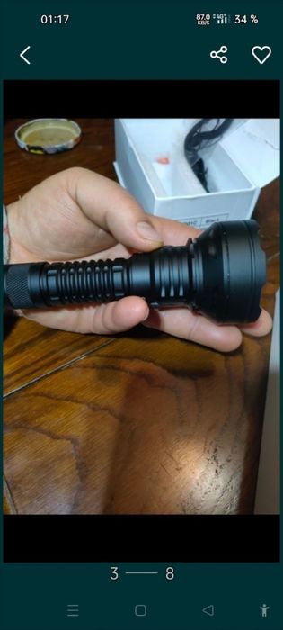 superlanterna vanatoare pescuit bate 1km