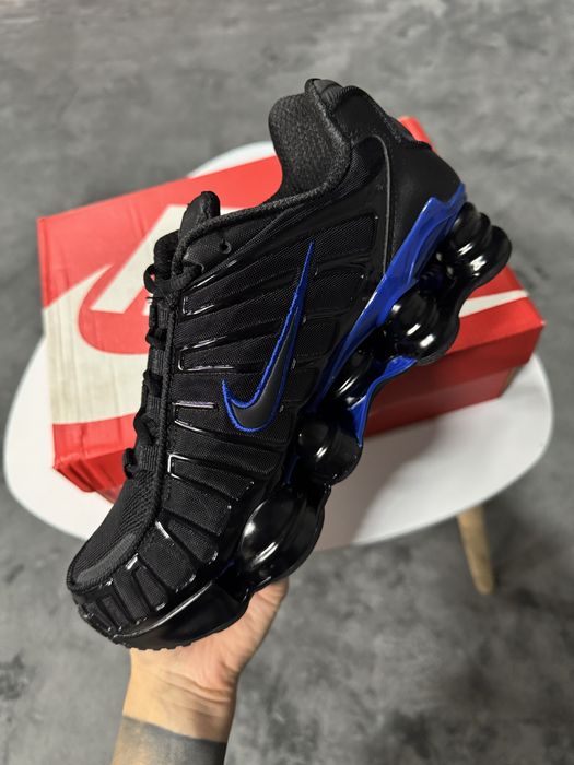 Nike Shox TL Black/ Metallic Silver-Racer Blue