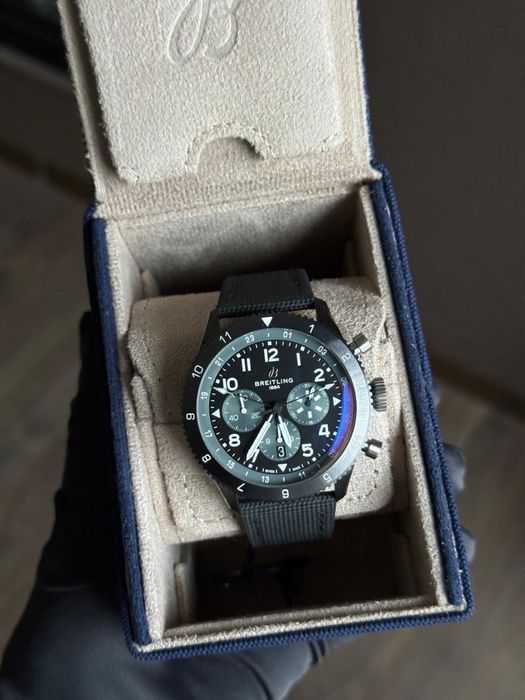 Часовник Breitling Super Avi Chronograpg GMT 46 MOSQUITO NIGHT FIGHTER