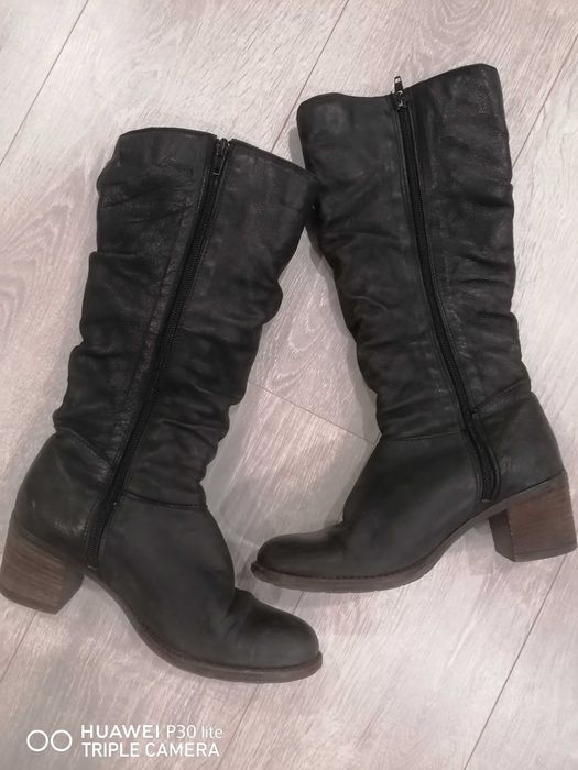 Дамски ботуши, естествена кожа