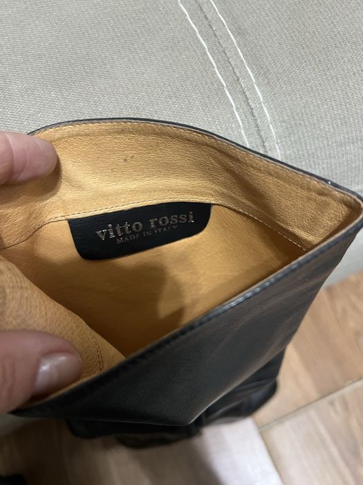 Сапоги  кожаные Италия