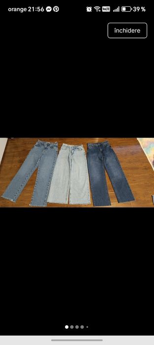Lot 3 perechi de blugi 34