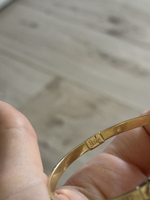 Bratara fixa aur 14k model versace