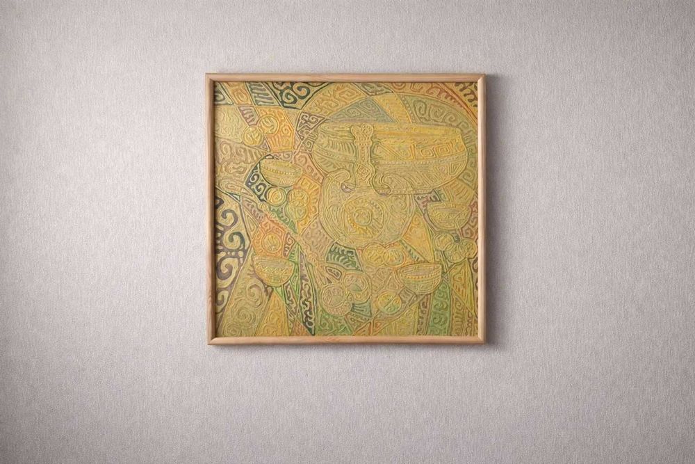 Картина «Дастархан» – Ануар Игембаев, 2025 ж.