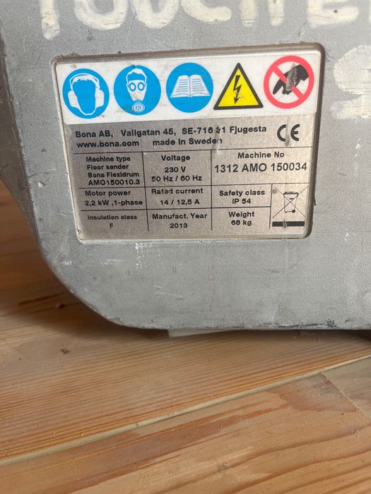 Mașina șlefuit parchet Bona