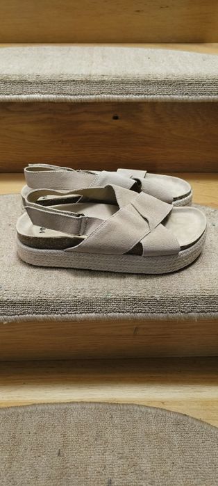 Sandale MANGO piele nat 39