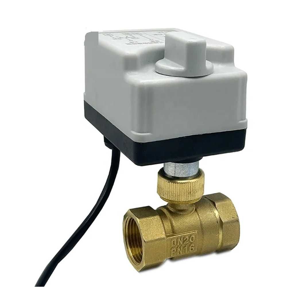 1“ 220v Електрически клапан кран със ел задвижка работи без налягане гр ...