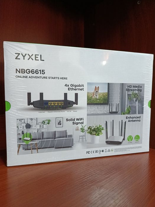Zyxel Router NBG6615 (маршрутизатор)