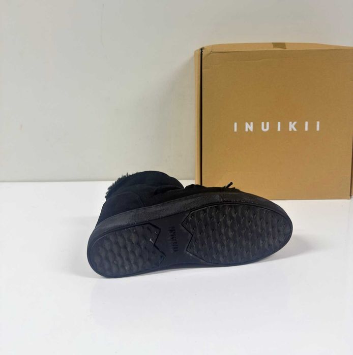 INUIKII Classic Low Black Suede (Много Запазени) – Размер 38 (24.5 см стелка)