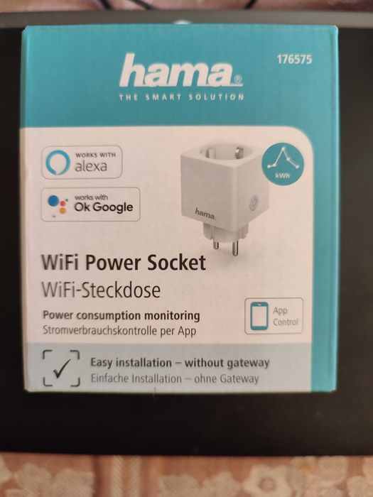 Смарт Wi-Fi контакт Hama