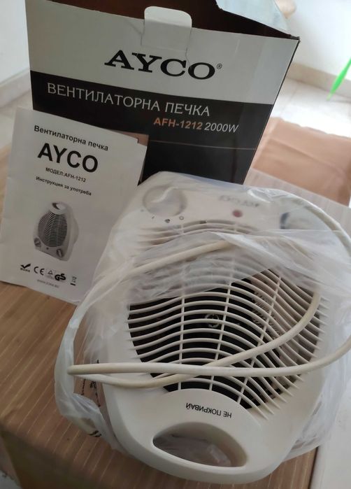 Вентилаторна печка Ayco AFH-1212-2000 w