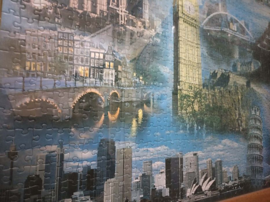 пъзел Колаж от световни забележителности, 1500 части