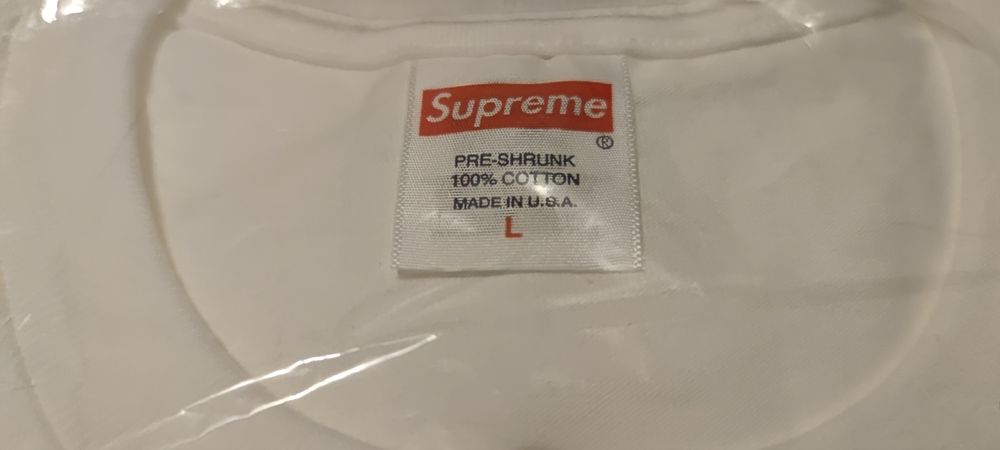 Supreme бяла тениска не разопакована