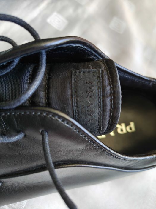 Мъжки Обувки Prada Linea Rossa Leather & Mesh Hybrid Derby (Размер 43) код 2E 1261 9