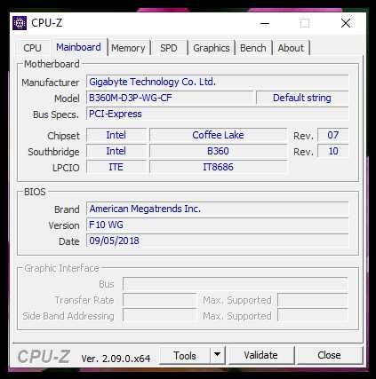 Дъно Gigabyte B360M D3P  + Intel® Core i5-9500 + 16gb ddr4