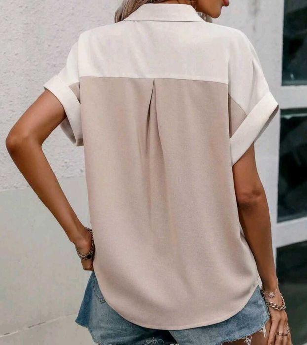 Елегантна двуцветна риза