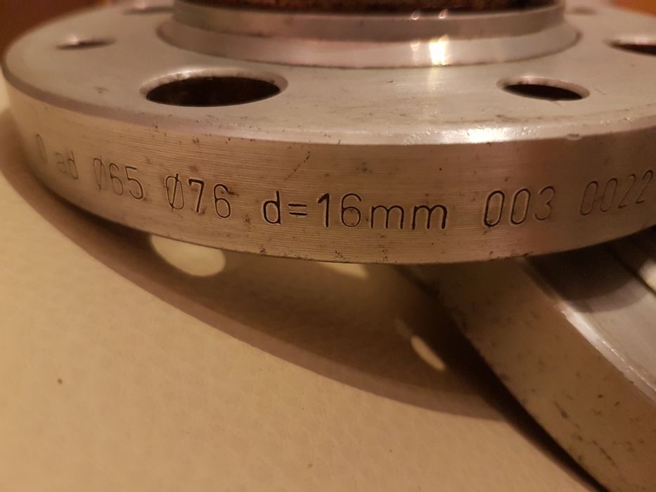 Ronal 4 bucati 16mm distantiere 4x108  65mm cu marire la 76mm