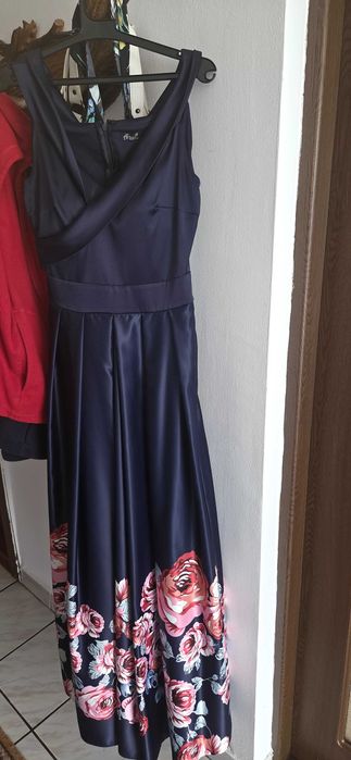 Rochie lunga tafta