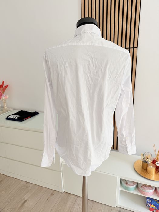 Camasa alba H&M slim fit barbati marime M