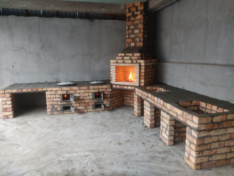 Учок козон, тандир, мангал, хархил печка камин курамиз