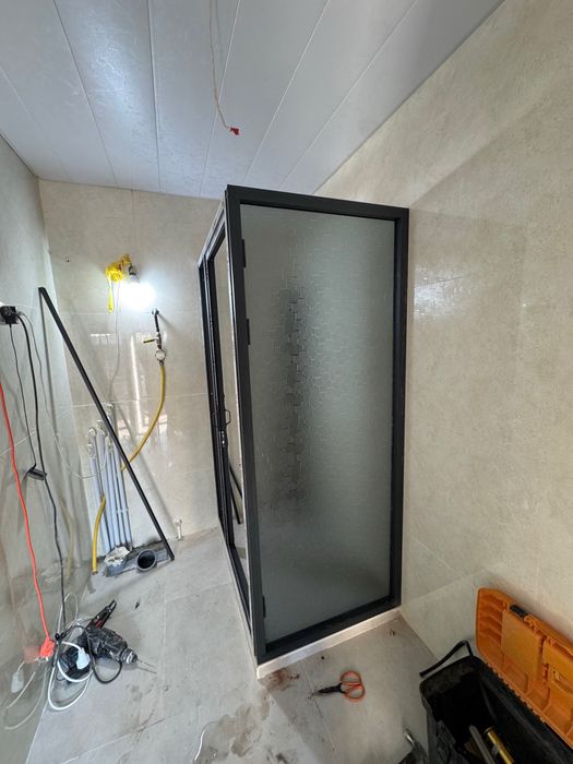 Акфа алюмин эшик пластик ром душ кабина плиссе жалюзи сеткалар