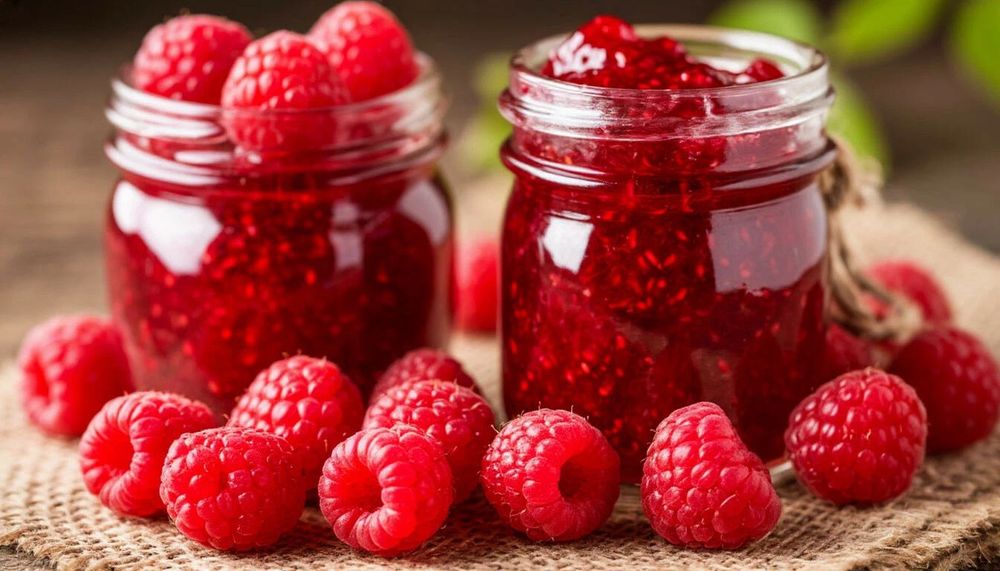 Варенье малина, малиновое варенье