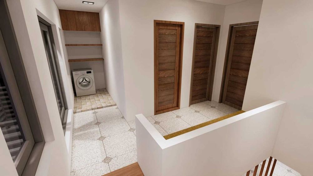 НА ИЗПЛАЩАНЕ - Двуетажна сглобяема къща с 2 спални, 90 кв. м