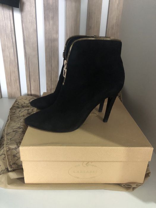 Ботильоны замшевые