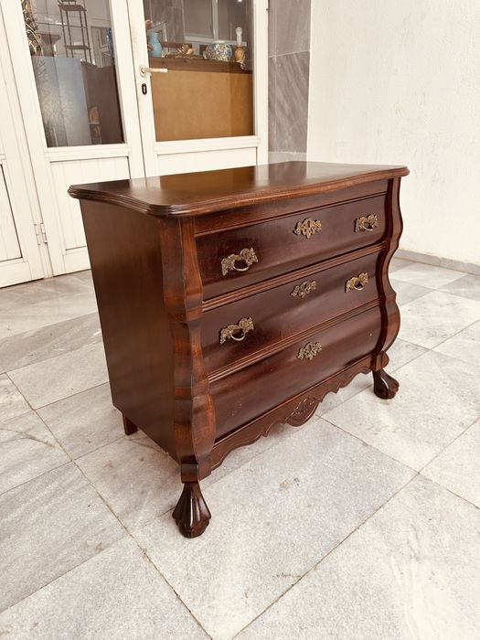 Винтидж шведски скрин с 3 чекмеджета | 1930–1950 г.