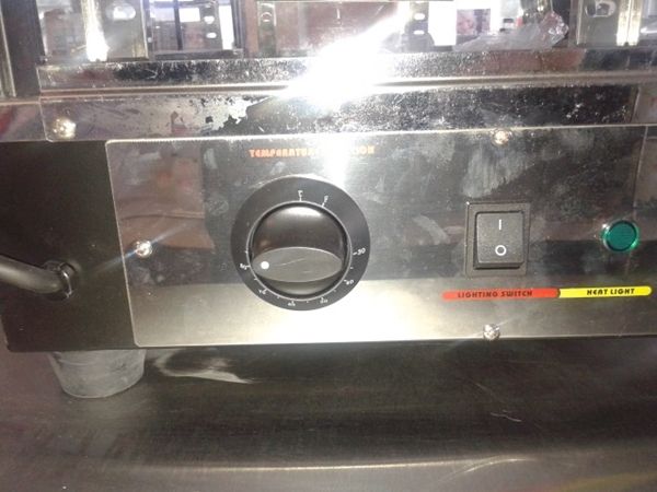 Топла витрина Нова настолна за закуски,пържени продукти к