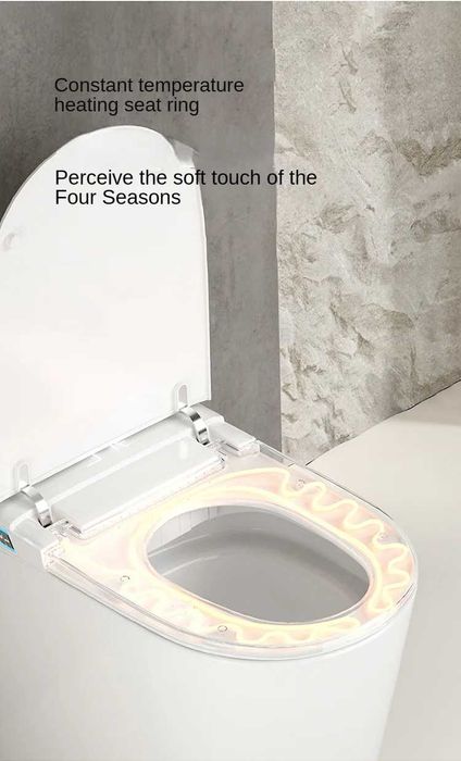 Мултифункционална слим смарт тоалетна с биде, подгрев, сушене, масаж