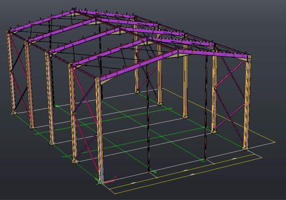Vand hala metalica cu proiect si panouri sandwich