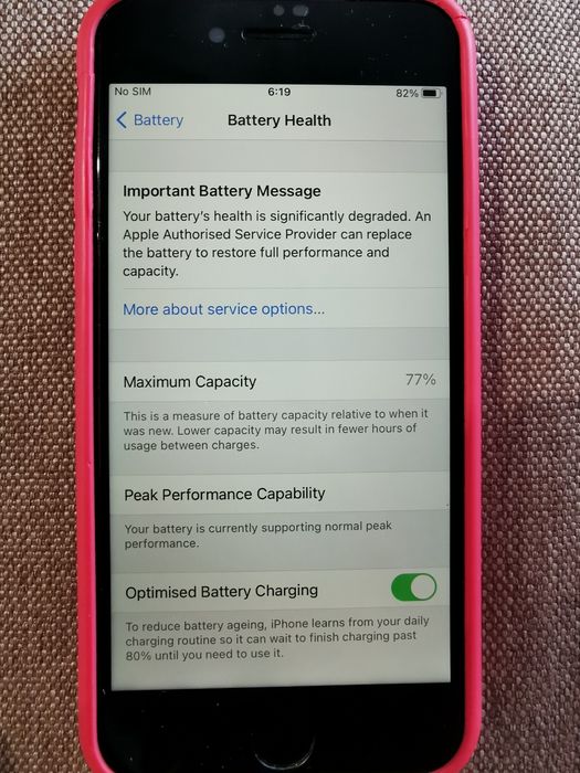 I phone 7 32 GB черен за части