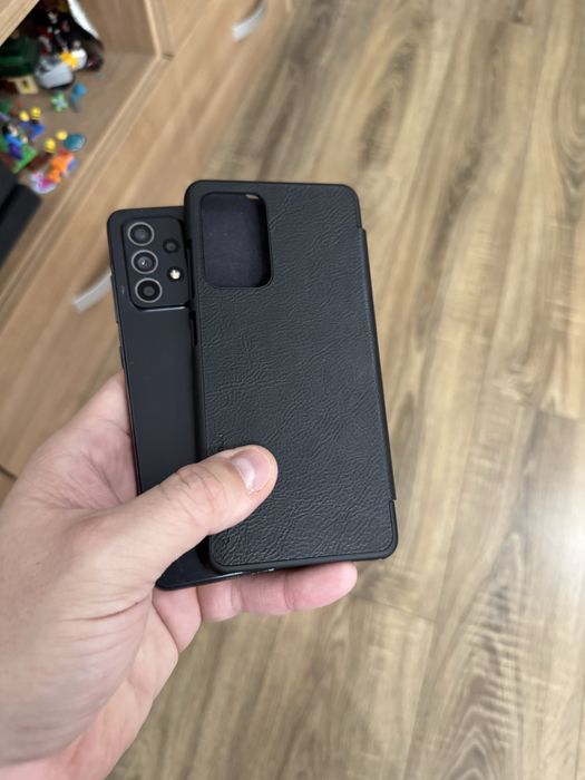 Samsung Galaxy A52s 5G, memorie 128GB, 6GB RAM, Android 14, husa