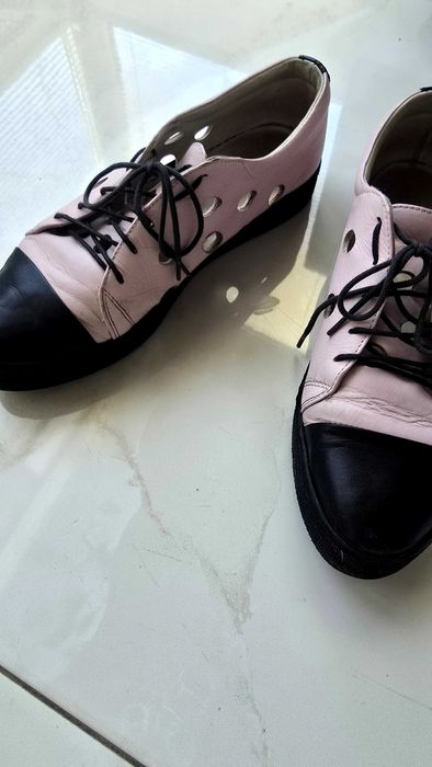 Обувки Bianci розови на цвят