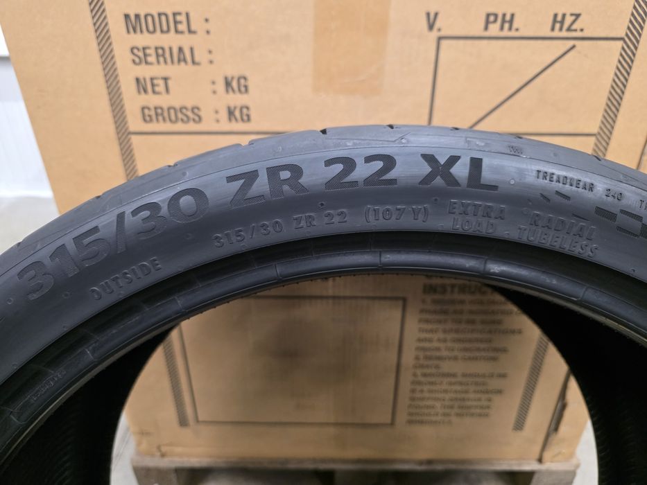 275/35/22 & 315/30/22 4бр.Continental SportContakt 7 XL- BMW-DEMO