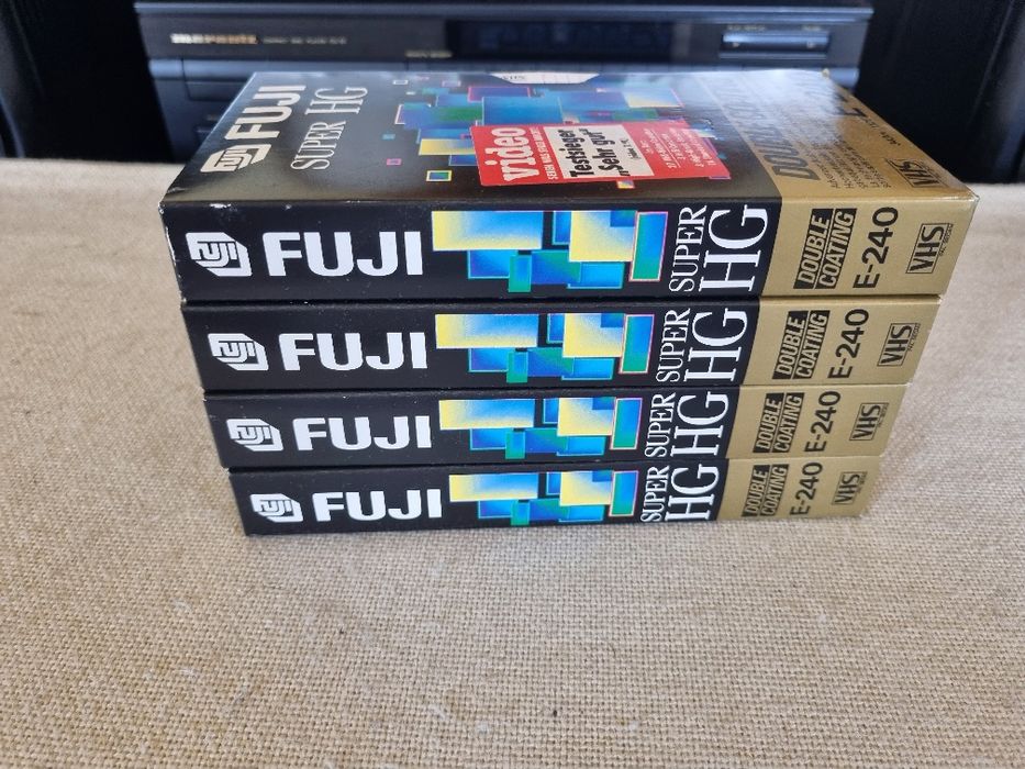 Pachet 4 Casete Video Fuji. Perfecta stare