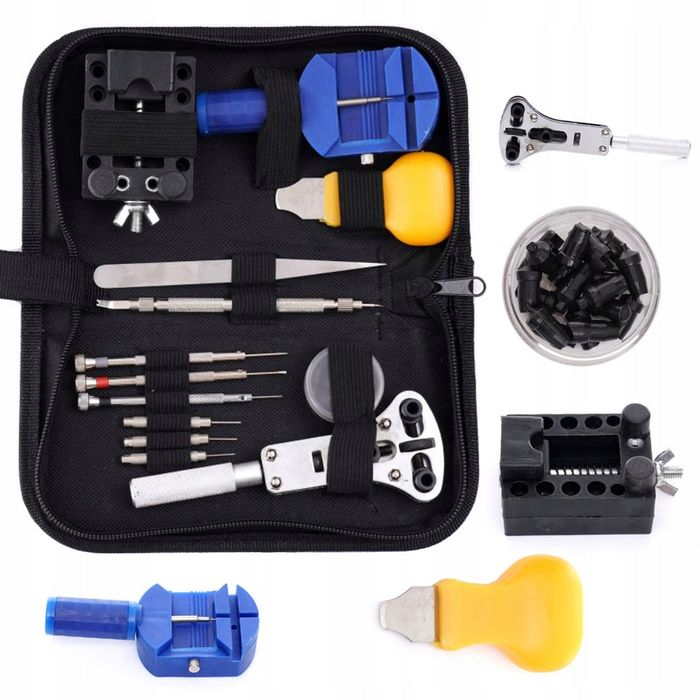 Trusă de reparat Ceasuri cu toate accesoriile pentru  Ceasuri