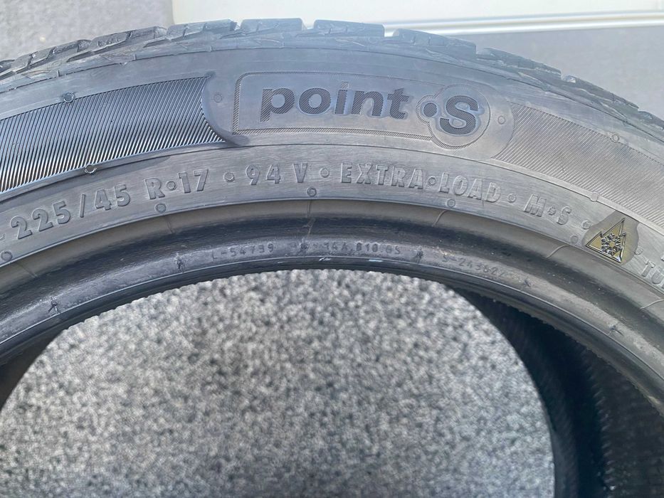 4бр зимни гуми 225/45 R17 Point S XL – отлични