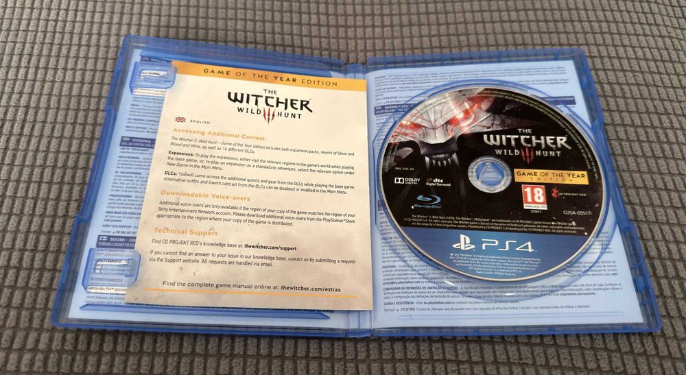 отлична The Witcher 3 Wild Hunt Game of the Year Edition за PS4