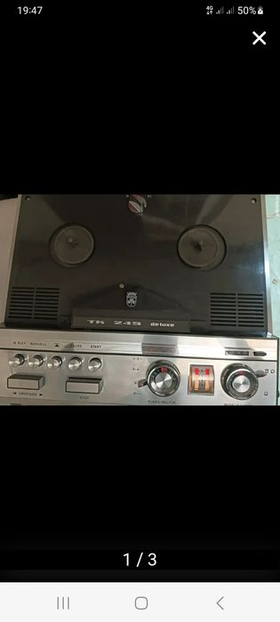 Magnetofon Grundig TK 245 de luxe stereo cu Ampl și dif de  control.