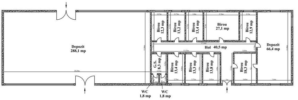 Vand Hala cu birouri Calea Prutului