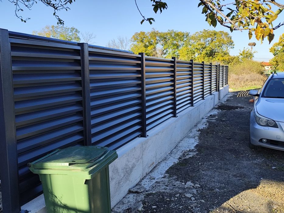 Ограда тип щора - ламелна ограда