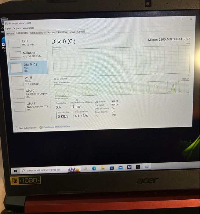 • Acer NITRO  5 •  SSD 1tb • gaming •